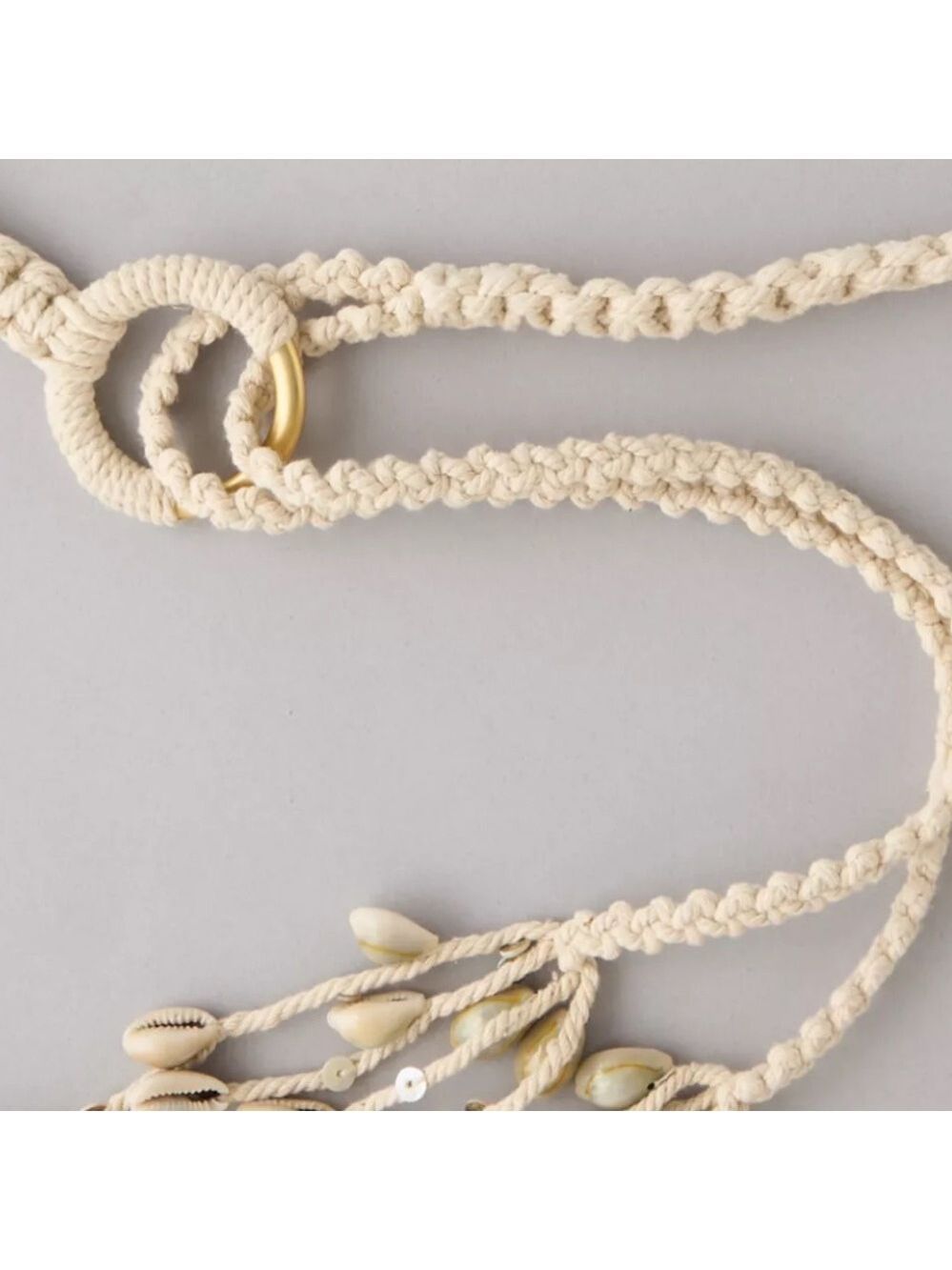 Macrame Carry Strap + Belt Multifunction Multipurpose NEW Handcrafted Natural - Picture 7 of 16